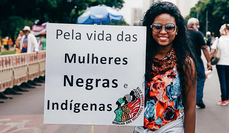 marcha mulheres negras 2015 indios