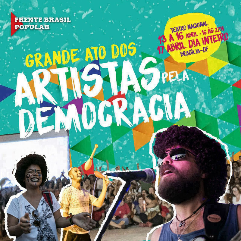 artistas pela democracia brasilia