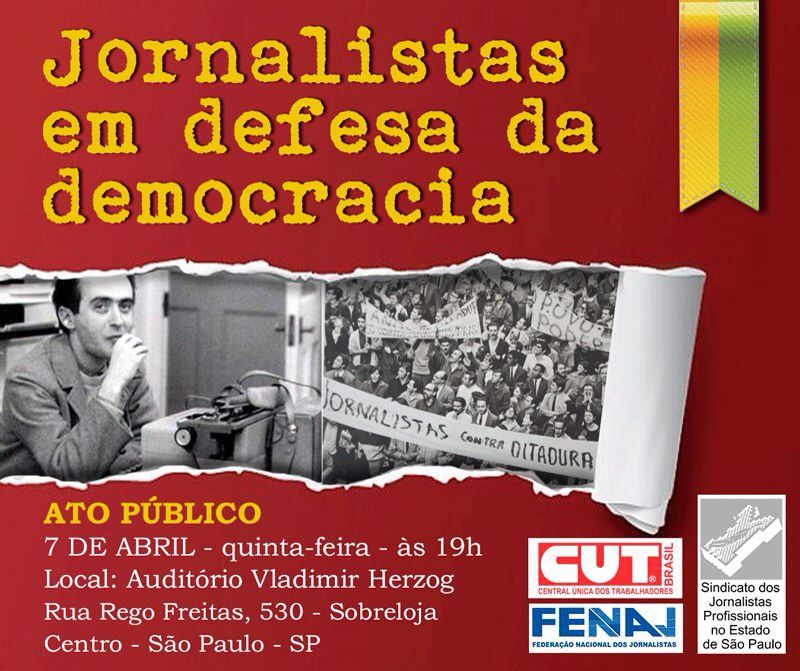 jornalistas ato