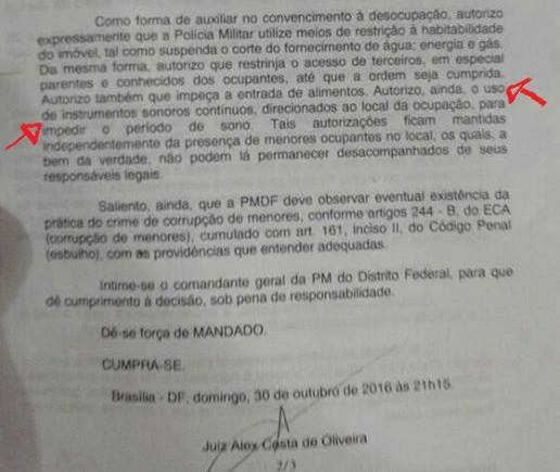 juiz autoriza tortura a estudantes