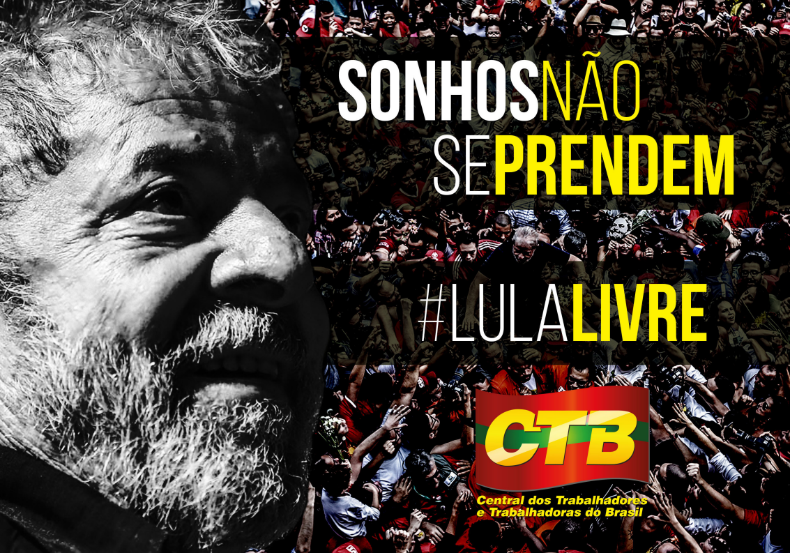 BANDEIRA 30×21 LULA LIVRE gráfica