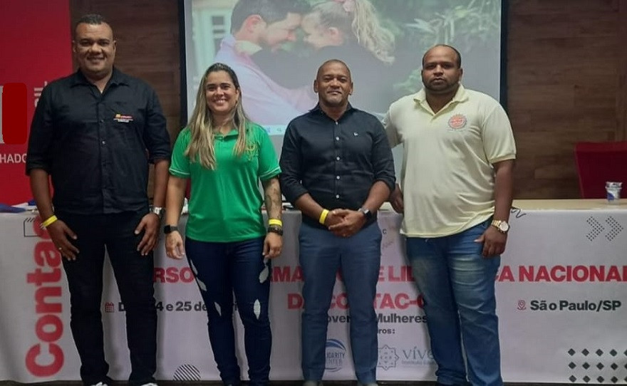 Dirigentes do Sindibeb participam de curso de formação da Contac, na Bahia