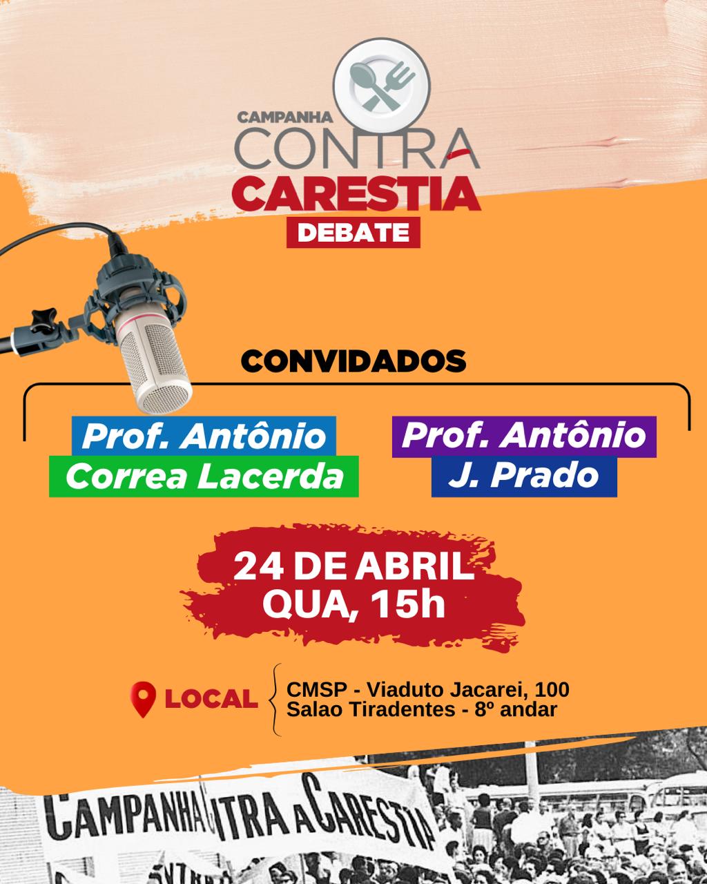 Campanha contra a Carestia é retomada em São Paulo em defesa de alimentos baratos