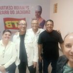 CTB Nacional recebe Sindsprev-RJ para fortalecer lutas dos servidores da saúde e previdência