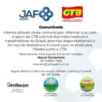 Mais segurança e acolhimento: CTB-SP firma parceria com a JAF ASSIST