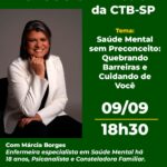 Setembro Amarelo: CTB-SP promove palestra sobre saúde mental