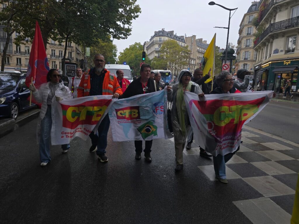 CTB participa em Paris das comemorações dos 80 anos da Federação Sindical Mundial