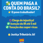 É HOJE! CTB convoca mobilização no dia da votação da isenção do Imposto de Renda