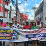 Com bloco na rua, APLB, Comerciários e Sindseps exigem fim da escala 6×1