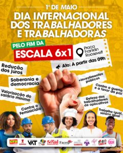 CTB-SP disponibiliza panfleto do 1º de Maio para download e mobilização da base