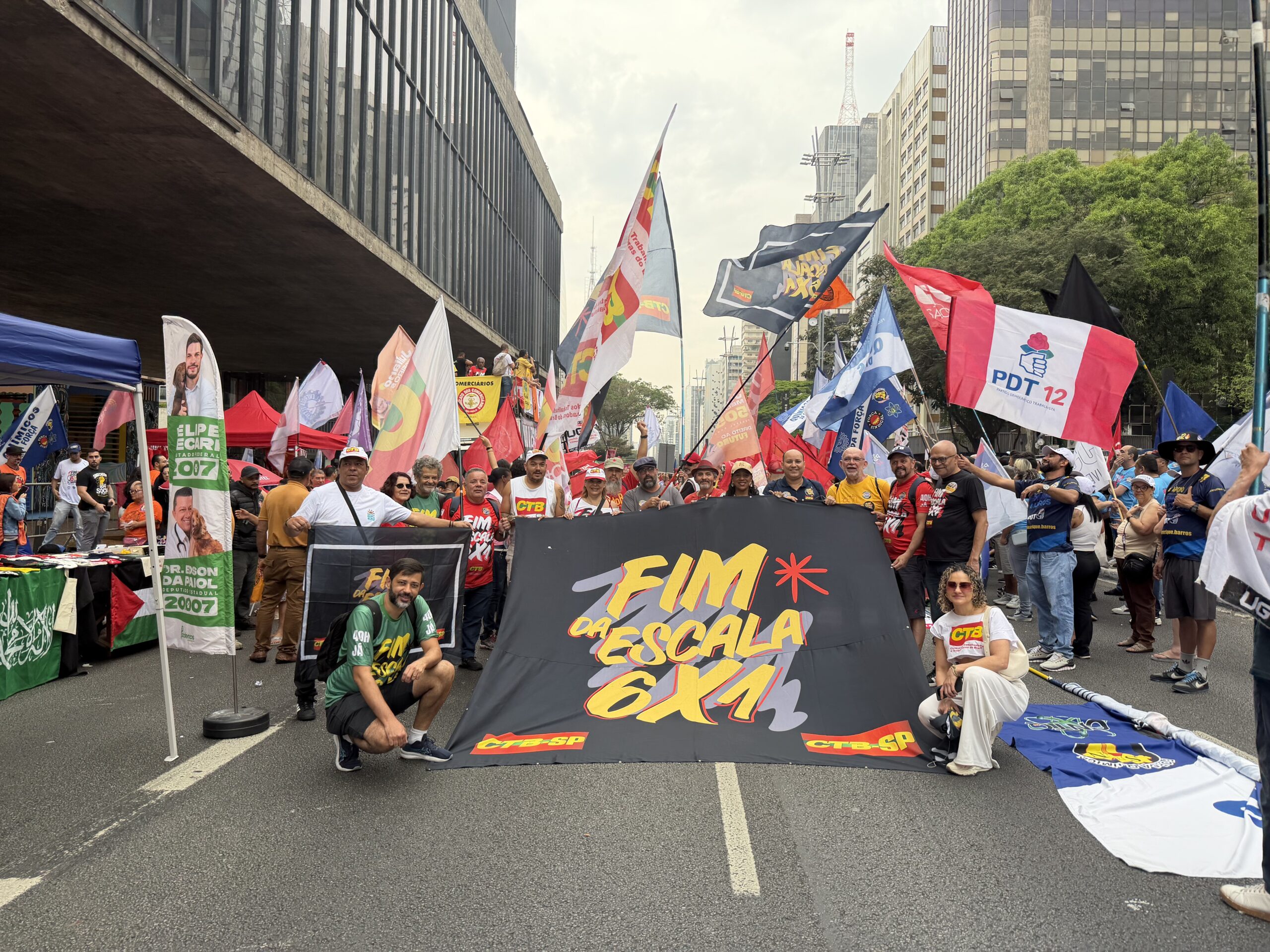 CTB-SP mobiliza classe trabalhadora pelo fim da escala 6×1
