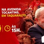 Centrais sindicais realizam Caminhada Sindicalista em Taquaralto com participação da CTB-TO